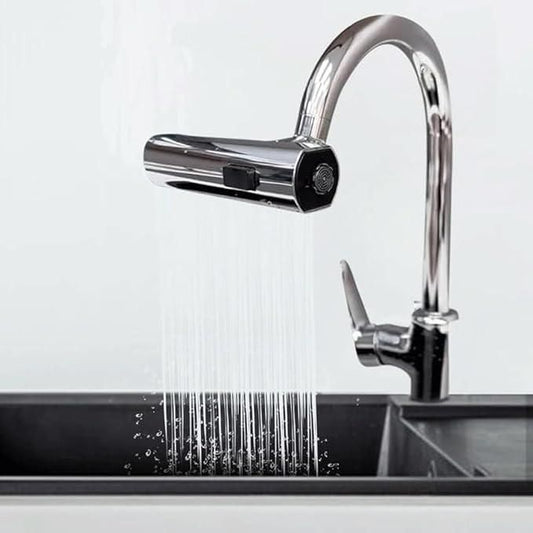 3 in 1 - 360 degree Waterfall Kitchen Faucet, Touch Faucet, Extender for Kitchen Sink