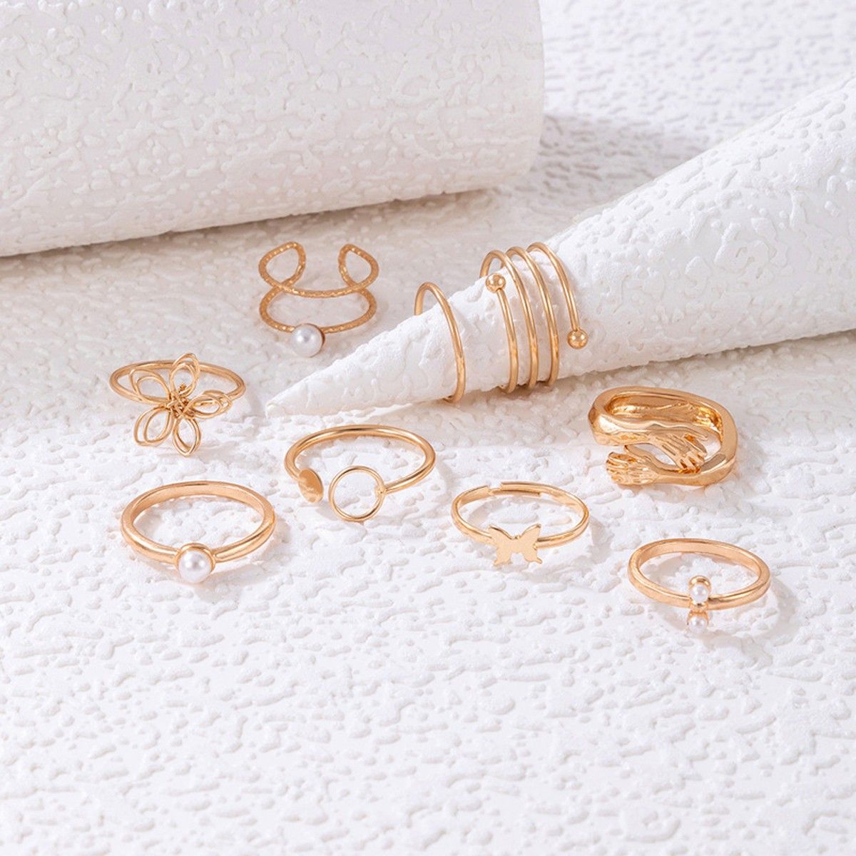 Combo Pack Of Rings(Pack Of 9)
